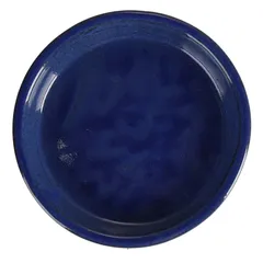 Shanghai Glazed Ceramic Plant Saucer (35 cm, Blue)
