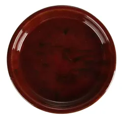 Shanghai Glazed Ceramic Plant Saucer (40 cm, Red)