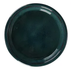Shanghai Glazed Ceramic Plant Saucer (25 cm, Ice Blue)