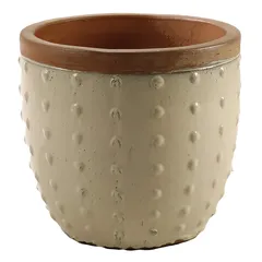 Berlin 3-01W Ceramic Plant Pot (50 x 49 cm, White)