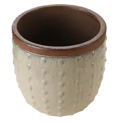 Berlin 3-01W Ceramic Plant Pot (50 x 49 cm, White)