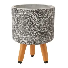 Carmen P02E Fiber Clay Plant Pot (21 x 17 cm)