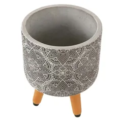 Carmen P02E Fiber Clay Plant Pot (21 x 17 cm)