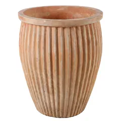 Ribbed Terracotta Plant Pot (54 x 67 cm)