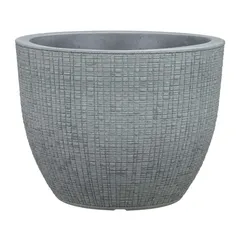 Scheurich Barceo Plastic Plant Pot (39 x 30 cm, Gray)