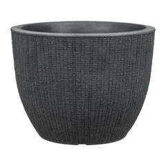 Scheurich Barceo Plastic Plant Pot (39 x 30 cm, Anthracite)