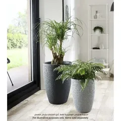 أصيص نباتات طويل بلاستيك شوريك بارسيو (29 × 40 سم، فحمي)