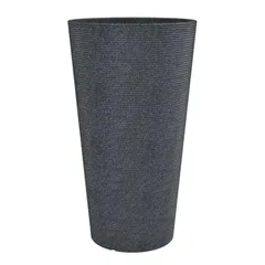 Scheurich Coneo High Plastic Plant Pot (29 x 55 cm, Anthracite)