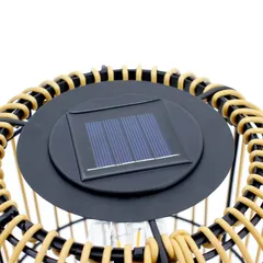 فانوس معلق LED مدمج للأماكن الخارجية بالطاقة الشمسية مع أرجل أوماليتا (0.06 واط، أبيض مُصفر)