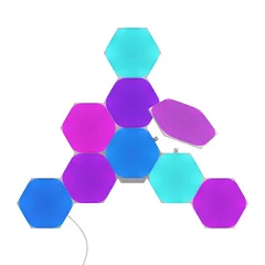Nanoleaf Shapes Hexagon Smart LED Light Panel Starter Kit (9 Pc.)