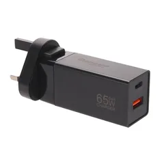 Oshtraco PD+3.0 QC USB-A & USB-C Travel Charger, OTC-G-UHPD65W (65 W)
