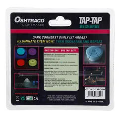 Oshtraco LED Color-Changing RGB Tap Light, OTC-CC-TAPDRM