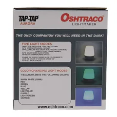 Oshtraco Aurora LED Rechargeable Color-Changing Table Light, OLED-TAP-AURA (150 lm)