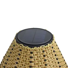 فانوس بتصميم بيضة قابل للشحن بالطاقة الشمسية (48 × 48 × 76 سم)
