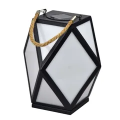 Geometric Rechargeable Solar Lantern (24 x 24 x 26 cm)