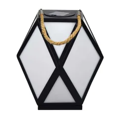 Geometric Rechargeable Solar Lantern (24 x 24 x 26 cm)