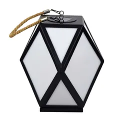 Geometric Rechargeable Solar Lantern (24 x 24 x 26 cm)