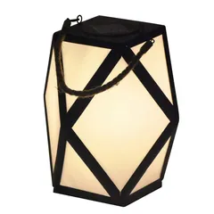 Geometric Rechargeable Solar Lantern (24 x 24 x 26 cm)