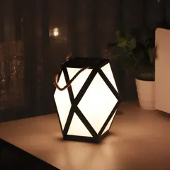 Geometric Rechargeable Solar Lantern (24 x 24 x 26 cm)