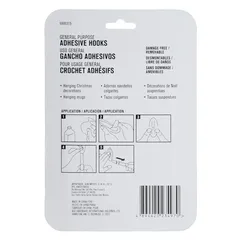 ACE Adhesive Hook Pack (7 Pc., 2.3 x 5.5 cm, White)