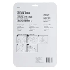 ACE Adhesive Hook Value Pack (12 Pc., Clear)