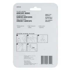 ACE Adhesive Picture Hanging Strips (4 Pairs, 1.9 x 6.5 cm, White)