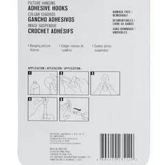 ACE Adhesive Picture Hanging Strips (4 Pairs, 1.9 x 6.5 cm, White)