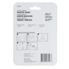ACE Adhesive Picture Hanging Strips (4 Pairs, 1.9 x 8.5 cm, White)