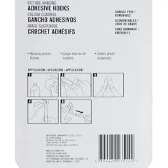 ACE Adhesive Picture Hanging Strips Value Pack (12 Pairs, White)