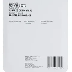 ACE Hook & Loop Mounting Dots (12 Pairs, White)