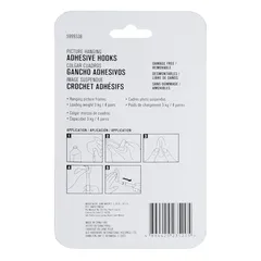 ACE Adhesive Picture Hanging Strips (12 Pairs, 1.6 x 4.8 cm, White)