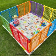 North States Superyard Folding ABC Play Mat (180.34 x 180.34 cm)