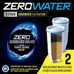 فلتر مياه بديل زيرو واتر (2 قطعة)
