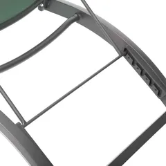 Hesperide Milenio Aluminum Sunlounger (196 x 80 x 98 cm, Olive)