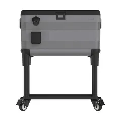 Cosmoplast KeepCold Patio Icebox Cart W/Wheels (70 L)