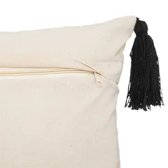 Atmosphera So Cosy Tufted Cotton & Polyester Cushion (40 x 10 x 40 cm)