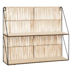 Atmosphera So Cosy 2-Tier Rope Shelf (48 x 12 x 40 cm)