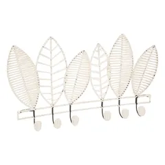 Atmosphera So Cosy 6-Slot Rattan Hanger (67.5 x 9 x 38 cm)