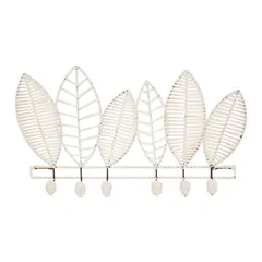 Atmosphera So Cosy 6-Slot Rattan Hanger (67.5 x 9 x 38 cm)