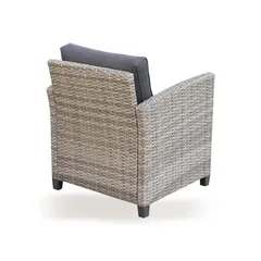 Eden 5-Seater Rattan & Steel Sofa Set Living Accent