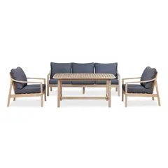 Maia 5-Seater Acacia Wood Dining Set