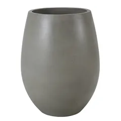 Vaio Hi Fiber Concrete Plant Pot (41 x 41 x 71 cm, Dark Concrete)