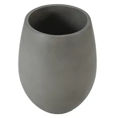 Vaio Hi Fiber Concrete Plant Pot (41 x 41 x 71 cm, Dark Concrete)