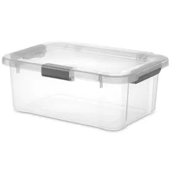 Sterilite Plastic HingeLID Storage Box (19 L)