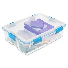 Sterilite Stackable Plastic Gasket Box (35.02 L)