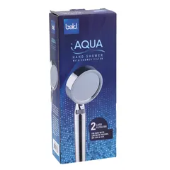 Bold Aqua Plastic Hand Shower Head (3 x 10 x 26.5 cm)