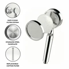 رأس دش يدوي بلاستيك بولد أكوا (3 × 10 × 26.5 سم)