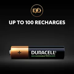 Duracell Rechargeable AAA Battery (Pack of 4)