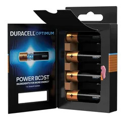 Duracell Optimum Alkaline AA Battery Pack (4 Pc.)
