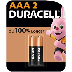 Duracell Alkaline AAA Battery Pack (2 Pc.)